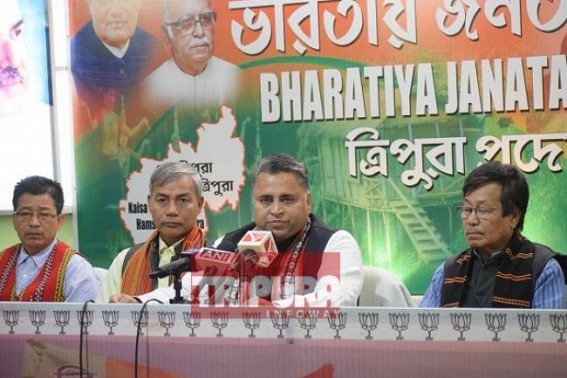 'Tripura has mixed culture : BJP is ready to align with all Anti CPI-M parties, except Separate-Land aspirants' : BJP 'Tripura has mixed culture : BJP is ready to align with all Anti CPI-M parties, except Separate-Land aspirants' : BJP