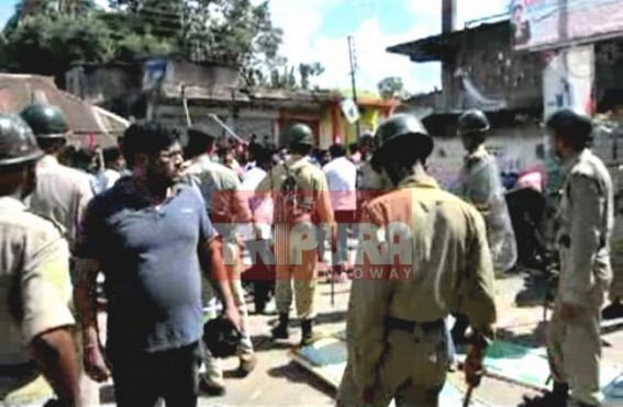 CPI-M / BJP clash : Section 144 implemented at Amarpur CPI-M / BJP clash : Section 144 implemented at Amarpur