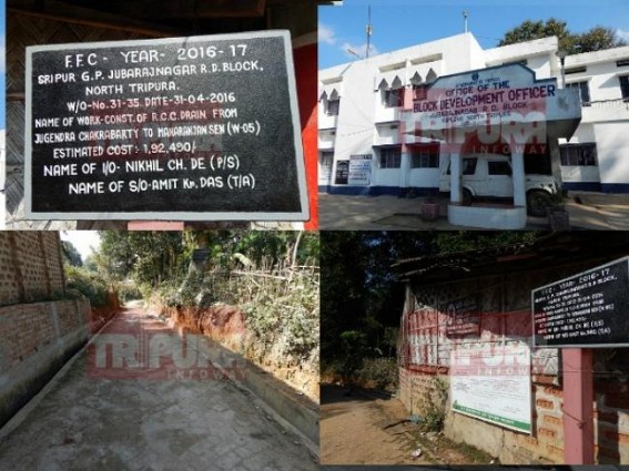 Massive corruptions under PWD, RD Dept, Panchayats gripped Tripura : Various complaints against Jubarajnagar RD Block irks questions on CPI-M’s developmental motive Massive corruptions under PWD, RD Dept, Panchayats gripped Tripura : Various complaints against Jubarajnagar RD Block irks questions on CPI-M’s developmental motive