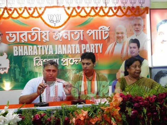 BJP demands Manik, Tapan’s resignations BJP demands Manik, Tapan’s resignations