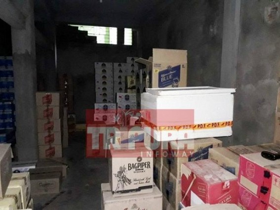Liquors seized at Dharmanagar worth Rs. 70 Lakhs