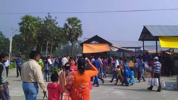 Tripura border haat business on peak Tripura border haat business on peak