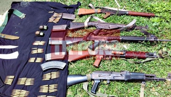 158 illegal arms recovered in past 2 yrs, 30 arrested : Yet Tripura CM claims 'No Terror-Threat' in Tripura 158 illegal arms recovered in past 2 yrs, 30 arrested : Yet Tripura CM claims 'No Terror-Threat' in Tripura