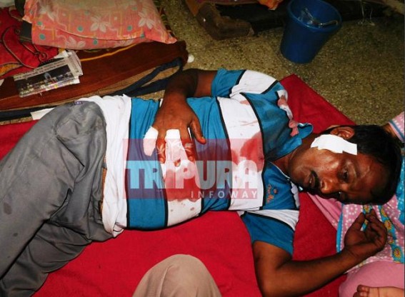 1 injured at Khumlwng after attacked with sharp weapons 1 injured at Khumlwng after attacked with sharp weapons