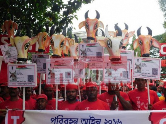 CPI-M mocks proposed adhaar-linking cattle CPI-M mocks proposed adhaar-linking cattle