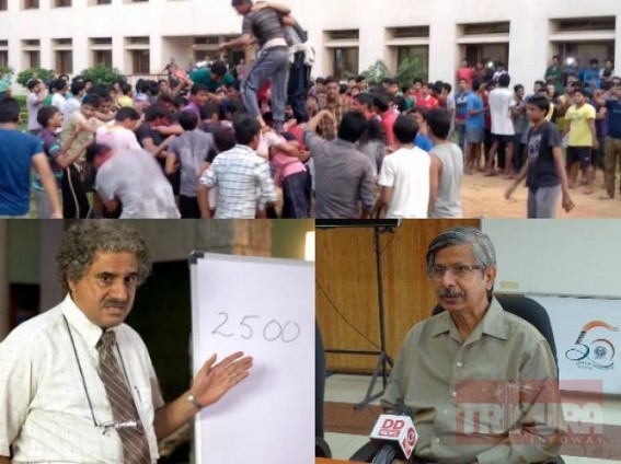 How to control rowdy students of campus ? Rusticated NIT Students issue suicide warning ! students named new Director as 'Virus'