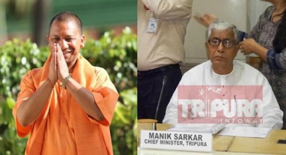 Yogi to ban 'Noise pollution in the name of Religion' including Hindu temples : Did so called Secular CM Manik ever dare to think like Yogi ? Yogi to ban 'Noise pollution in the name of Religion' including Hindu temples : Did so called Secular CM Manik ever dare to think like Yogi ?