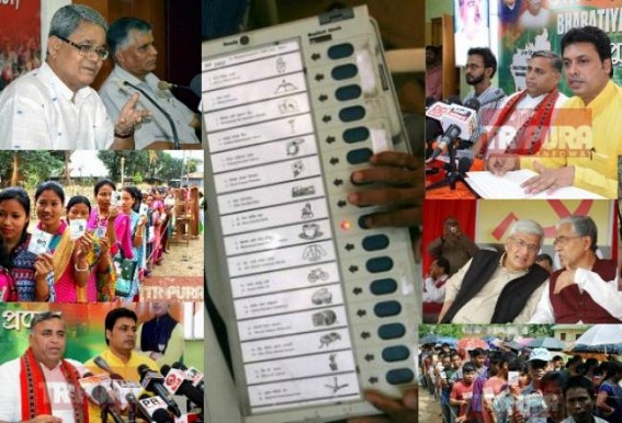 8 months before Tripura's most crucial Assembly Election after 25 yrs of Communist regime : ruling, opposition parties battling with EVMs  