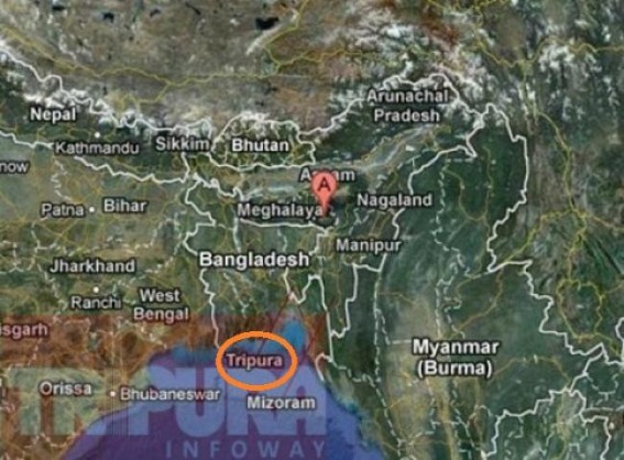 2017â€™s 2nd earthquakeâ€™s epi-centre was North Tripura