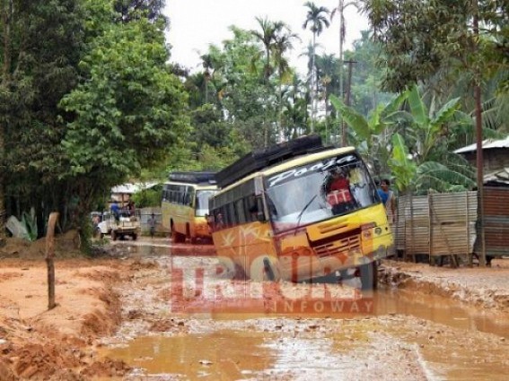 Modi's blessing showers on Tripuraâ€™s Highway : Churaibari road gets better shape, works getting finishing touch in this Dry season, North DM talks to TIWN 