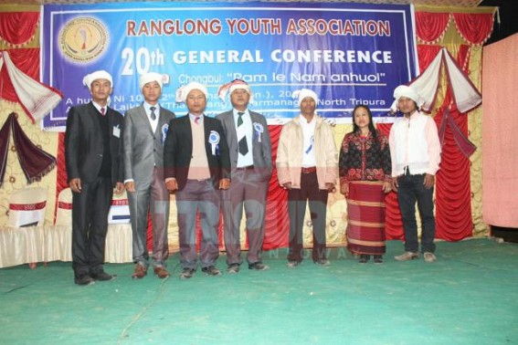 Ranglong Youth Association held 20th General Conference 