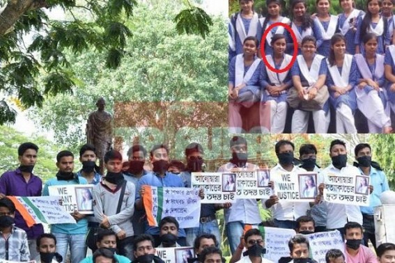 48 days of Tripura Engineering student’s murder creates 100 thrills, but still Justice far away : Political, apolitical groups continue protest across State for Anuara 48 days of Tripura Engineering student’s murder creates 100 thrills, but still Justice far away : Political, apolitical groups continue protest across State for Anuara