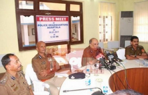 Tripura’s dismal record with 80% unsolved crime cases : out of 6139 IPC Crimes, FIRs, only 1415 cases reached conviction, Police Dept paralysis continue under CBI chargesheeted DGP Nagraj Tripura’s dismal record with 80% unsolved crime cases : out of 6139 IPC Crimes, FIRs, only 1415 cases reached conviction, Police Dept paralysis continue under CBI chargesheeted DGP Nagraj
