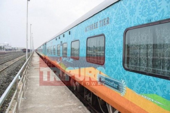 Humsafar Express’s Inauguration by Rajen Gohain today : ‘Huge security blanket by Tripura Police across Agartala Railway Station zone’, says SP West Humsafar Express’s Inauguration by Rajen Gohain today : ‘Huge security blanket by Tripura Police across Agartala Railway Station zone’, says SP West