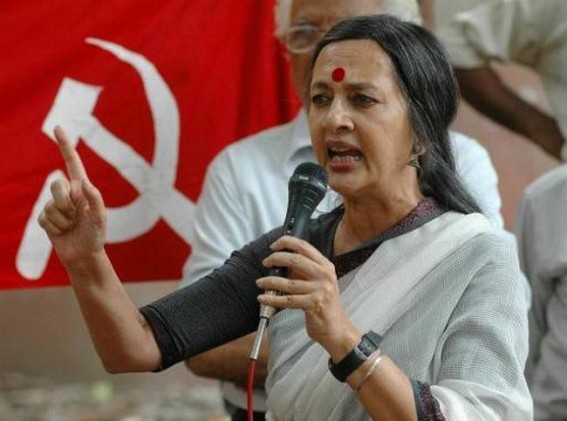 'BJP doesn't allow girls to wear modern dresses' : Brinda Karat