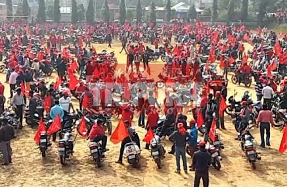 CPI-M conducts bike rally at Udaipur 