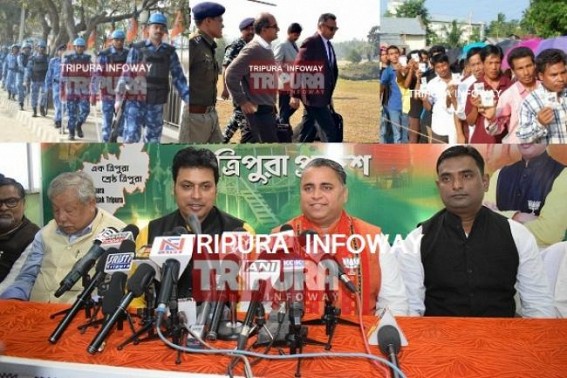 Tripura Assembly Poll, Law and Order are now under Election Commission : 'Live webcasting of Election will be observed from Delhi', Dy Election Commissioner assures Sunil Deodhar on Free & Fair Election 