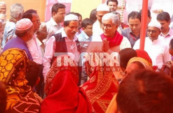 CPI-M busy at Dhanpur as Manik Sarkarâ€™s nomination paper submission is Today : Sarkar to face BJPâ€™s woman candidate in battle