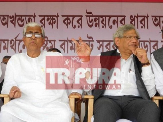 Tripura polls outcome to push anti-BJP politics: Yechury Tripura polls outcome to push anti-BJP politics: Yechury