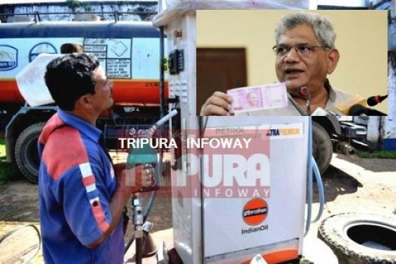 Price, diesel price hikes are typical examples of Modi Govt's Jumlanomics : Yechury Price, diesel price hikes are typical examples of Modi Govt's Jumlanomics : Yechury