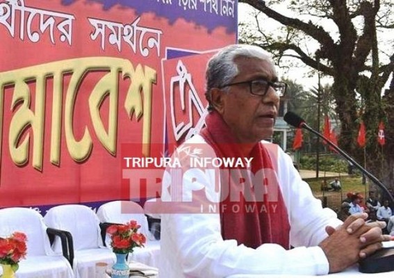 'Modi Govt is afraid now with losing of popularity' : Manik Sarkar 'Modi Govt is afraid now with losing of popularity' : Manik Sarkar