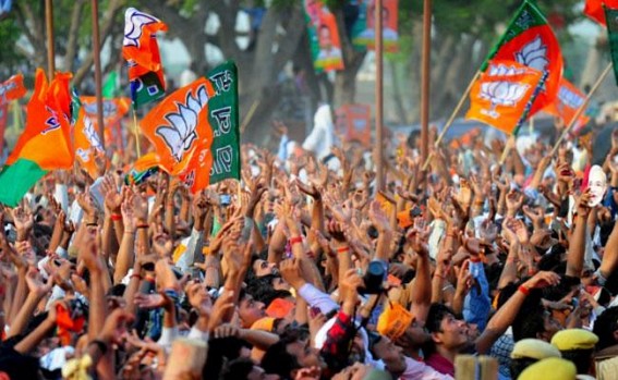 BJP's Vision Document to be released at 12 PM : Arun Jaitley arrives in Agartala BJP's Vision Document to be released at 12 PM : Arun Jaitley arrives in Agartala