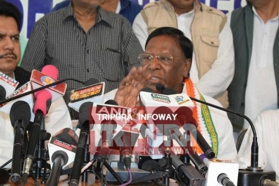 Puducherry CM releases Tripura Congress's Election Manifesto : Promises 7th Pay Commission and many more bonanzas including allowances for Unemployed youths, returning Chit Fund depositors' moneys