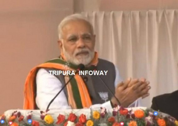 ‘Happy to be in Tripura again’, Modi tweets ‘Happy to be in Tripura again’, Modi tweets