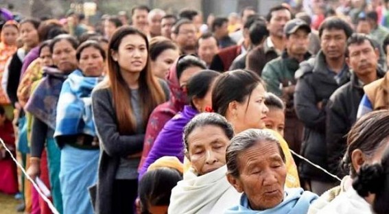 Voting underway in Nagaland, blast in Tizit