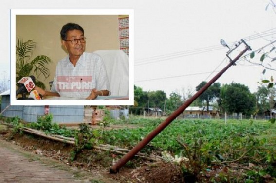 9 days long power cut at Sepahijala Dist’s various parts : CPI-M local MLA gives excuse of ‘Being Opposition’, blames Ruling BJP Govt 9 days long power cut at Sepahijala Dist’s various parts : CPI-M local MLA gives excuse of ‘Being Opposition’, blames Ruling BJP Govt
