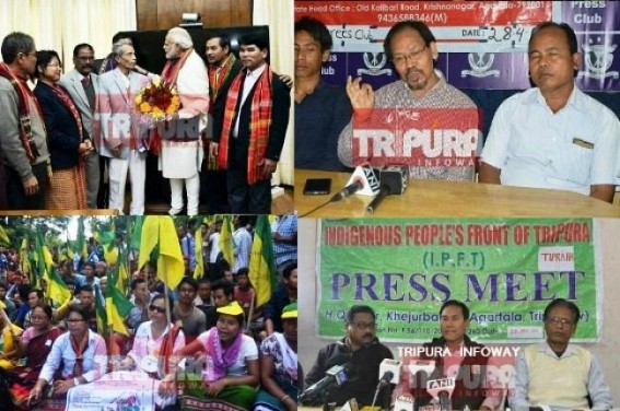 TIPRALAND â€˜Fiascoâ€™ : Heavy competition among Tripuraâ€™s separatist parties : NC Debbarma led IPFT turns main enemy of  TSP & TPFT-Tipraha