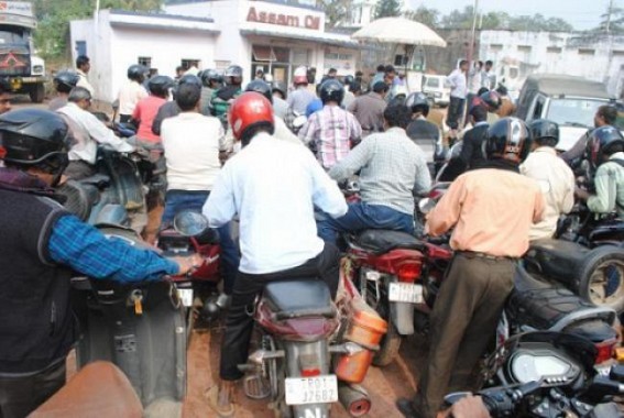 Petrol price at Agartala on Monday Rs. 73.85 : â€˜Decrease 15 % VAT on Petrolâ€™, says Congress