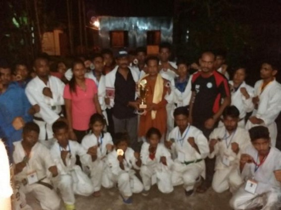 Tripura team grabbed success in NE level Thang Soo Do: Met Sports Minister at his residence