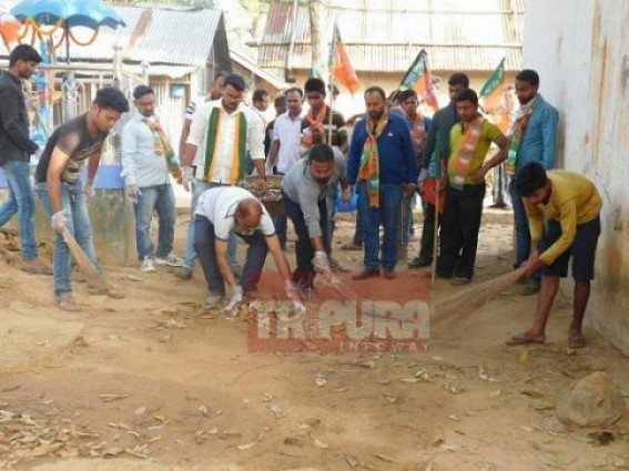 Swachh Bharat to become tough as BJP calls activists to clean Agartala drains now