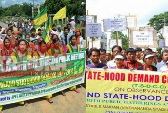Terrorists communal Politics : Ex-Militants backed IPFT-Tipraha, INPT call public to join Anti-Bengali movement at the end of June month demanding NRC from 1949, 1951