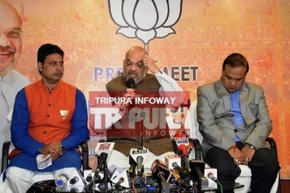 Amit Shah to unveil 100 days Report Card of Tripura BJP Govt on June 18 : BJP Vision Documentâ€™s 10 promises remain â€˜PAKODAâ€™ dreams on 96th Day