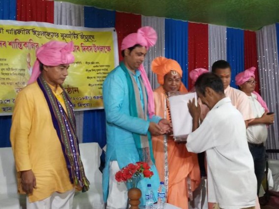 CM offers puja to Goddess Kali for Flood affected Tripura