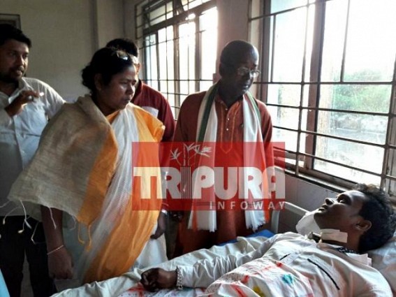 BJP leaders met attacked Journalist at Dharmanagar Hospital