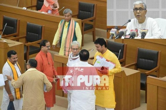 Ruling BJP questions on Ex-CM Manik Sarkarâ€™s â€˜Being VIPâ€™ attitude after Manik Sarkar skips Assembly
