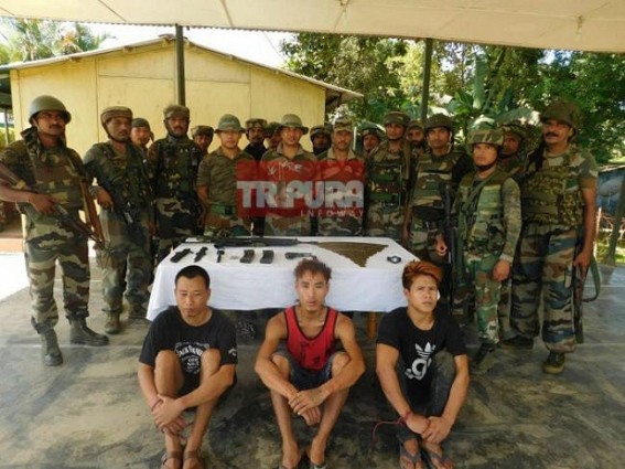 Assam Rifles captures 3 Manipur based Ultras Assam Rifles captures 3 Manipur based Ultras