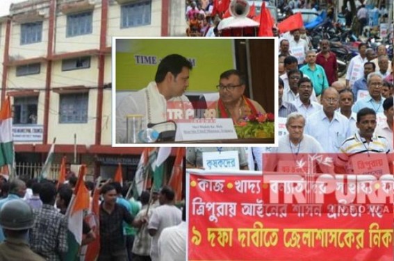 Non-BJP parties not getting Police Permission for Rallies, Protest in Tripura : Legal actions continue against opposition leaders for holding unpermitted rallies