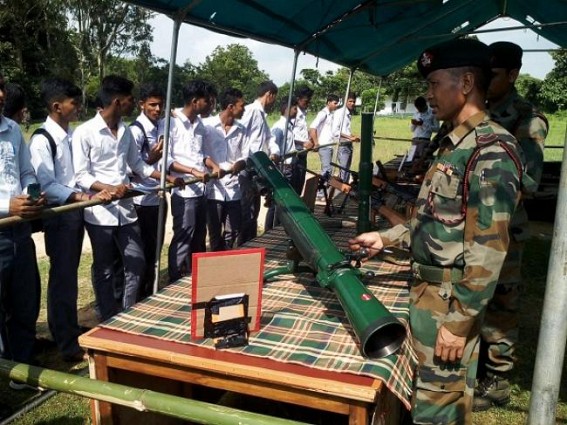 Assam Rifles organizes Weapon Display Assam Rifles organizes Weapon Display