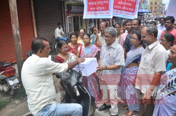 CPI-M starts donation collection for flood hit Kerala on Day-2 led by Bijan Dhar