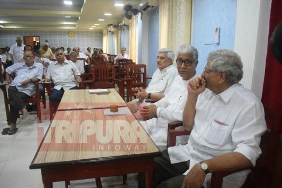 Karat, Yechury arrived in Tripura, CPI-M's State  Committee meeting starts 
