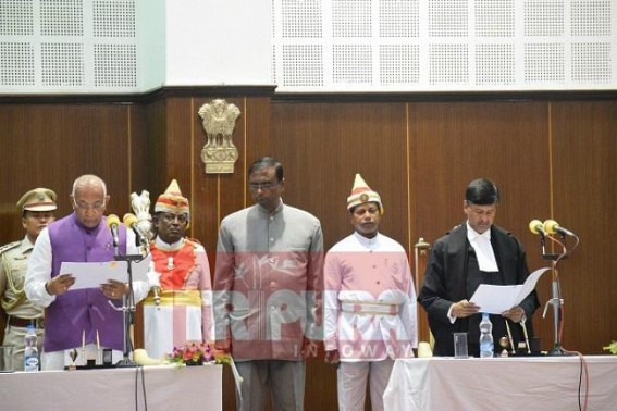Kaptan Singh Solanki takes oath as Tripura Governor