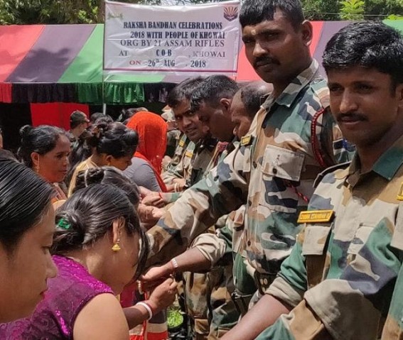 Assam Rifles celebrates Raksha-Bandhan