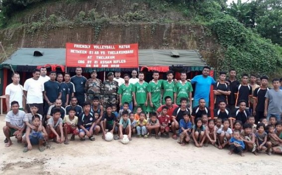 Friendly match organized by Assam Rifles 