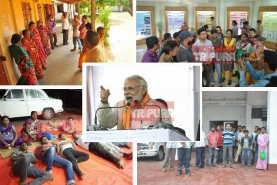 Job creation in 6 months Zero, Termination in full wave : Still BJP asks 'votes' from 'Janta Janardan' for Lok Sabha Election Job creation in 6 months Zero, Termination in full wave : Still BJP asks 'votes' from 'Janta Janardan' for Lok Sabha Election