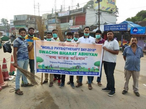 Tripura Physiotherapy Society organized Swachh Bharat Abhiyan Tripura Physiotherapy Society organized Swachh Bharat Abhiyan