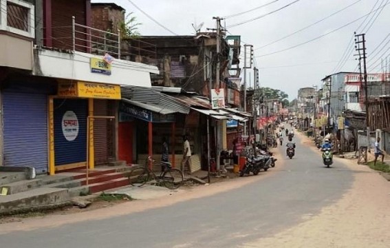 Strike Day observed peacefully at Udaipur Strike Day observed peacefully at Udaipur